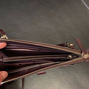 Kate Spade small pouch, red purple color